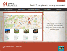 Tablet Screenshot of davisfarrell.com